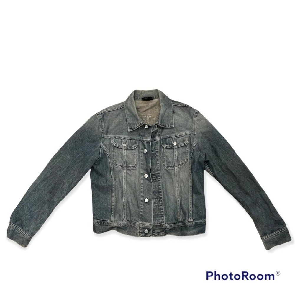 Diesel Gregg Blue Denim Jean Jacket Men’s Large Metal Buttons